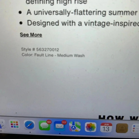 Levis 501 original fit high rise women’s shorts fault line medium wash - Picture 8 of 8